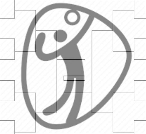 Volleyball Brackets: Single-Elimination, Blank Tournament Brackets