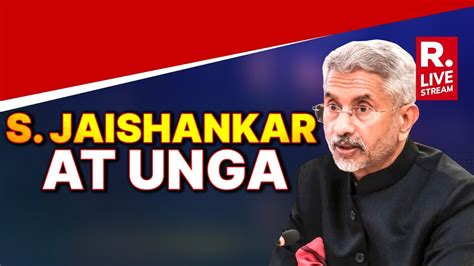 Live Eam Jaishankar S Address United Nations General Assembly