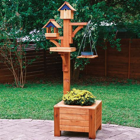 Rockler Bird Feeder Station Plan With 1 4 Mdf Templates