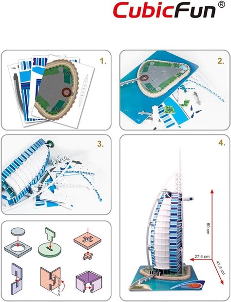 Cfmc H D Puzzle Burj Al Arab Model Tech Hobbies