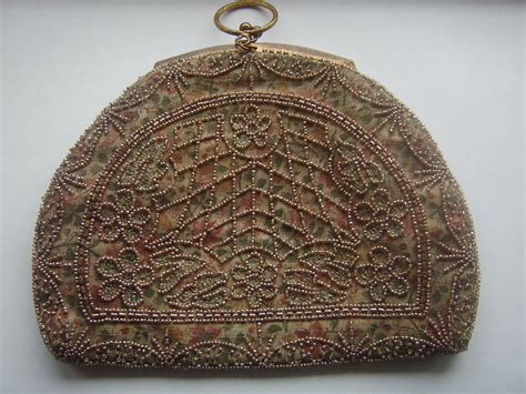 Vintage French Beaded Evening Bag Made In France Etsy Evening Bags