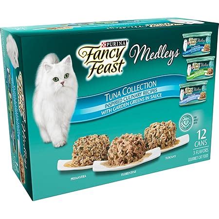 Amazon Purina Fancy Feast Wet Cat Food Variety Pack Medleys