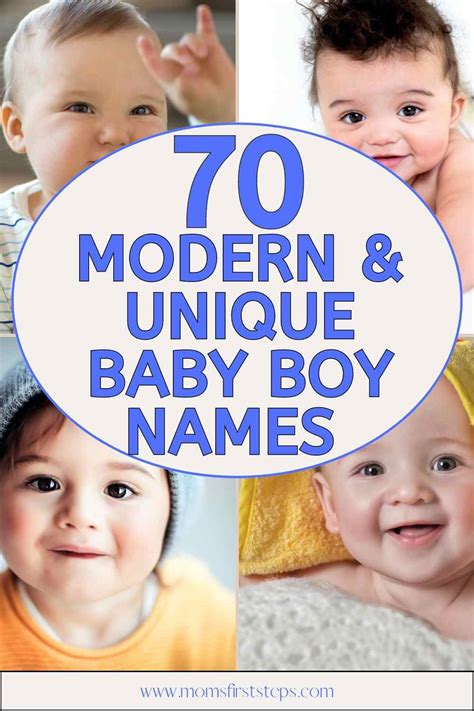 Unique and Modern Baby Boy Names — Mom's First Steps