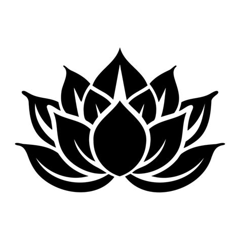 Ai Generated Simple Lotus Flower Logo Vector Illustration 39258956