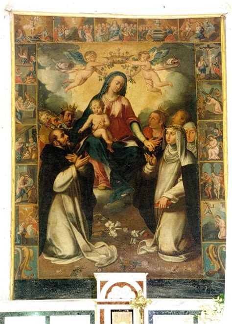 Lama G B seconda metà sec XVI Madonna del rosario con santi