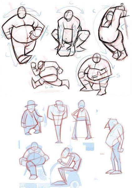 Как рисовать мультяшных персонажей | Character design animation ...