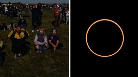 In Pics Annular Solar Eclipse 2023 Ring Of Fire Eclipse Seen In Us And Parts Of South