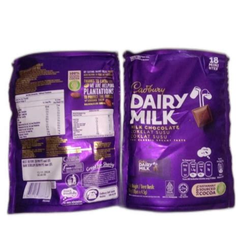 Jual Cadbury Dairy Milk Chocolate Sharebag 81gr Shopee Indonesia