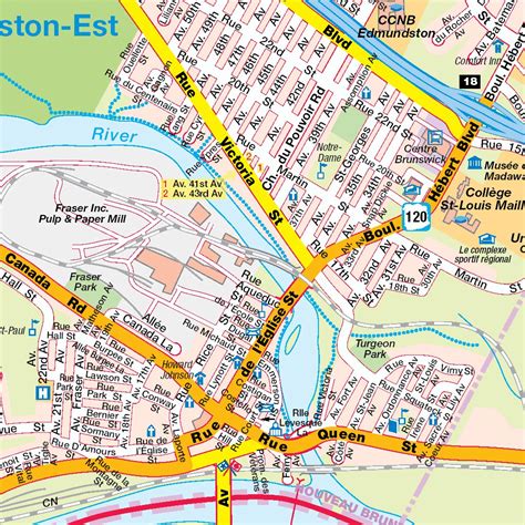 Edmunston, NB Map by Mapmobility Corp. | Avenza Maps