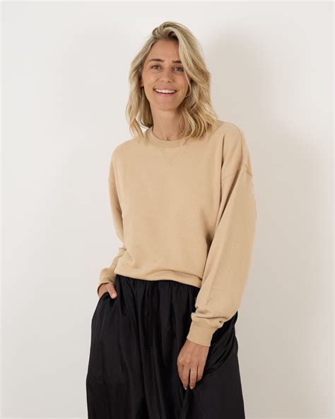 Deb Sweatshirt Nude Chalk