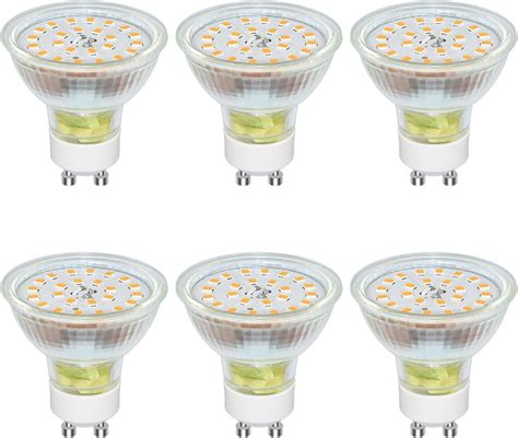 Scnnc Gu Led Bulbs Warm White W K Lm Ac V Non Dimmable