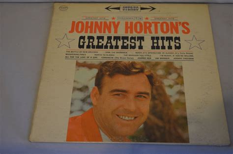 Vintage Record Johnny Horton: Greatest Hits Album CS-8396 | Etsy ...