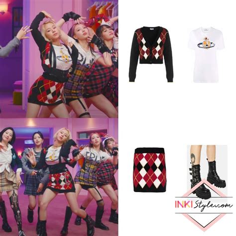 Twices Outfits From The Feels Mv Kpop Fashion Inkistyle Diy Kpop Clothes Kpop Fashion