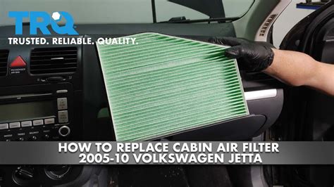 How To Replace Cabin Air Filter 2005 10 Volkswagen Jetta YouTube