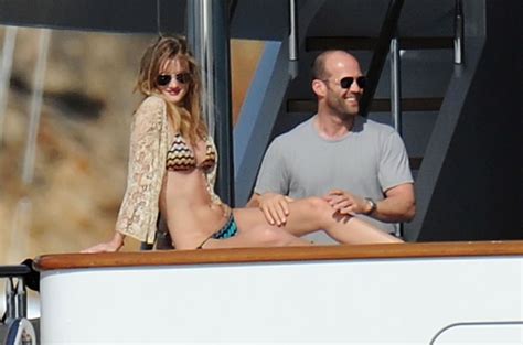 Pictures Of Rosie Huntington Whiteley In A Bikini Making Out On A Yacht