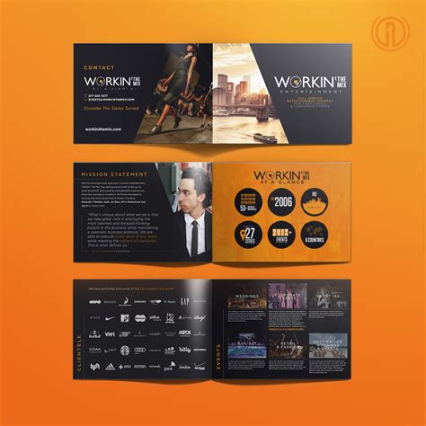 Press Kit Design for @workinthemixent by R. One Creative