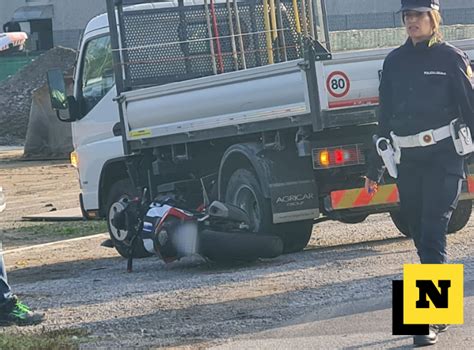 Incidente Tra Una Moto E Un Furgone Ad Annone Biker In Codice Rosso