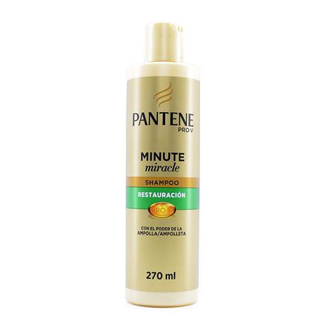 Shampoo Pantene Minute Miracle Restauraci N Ml Mis Droguer As