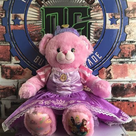 Build A Bear Disney Princess Teddy Bear With Rapunzel Tangled Dress Ebay