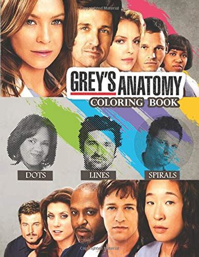 Buy Grey S Anatomy Coloring Book Dots Lines Spirals Portraits For