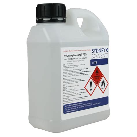 Isopropyl Alcohol 70 Ipa Rubbing Alcohol All Purpose Disinfectant 1 Litre Ebay