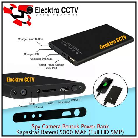 Jual SPY CAMERA CCTV BENTUK POWER BANK BATRAI 5000MAh BISA DI PAKAI