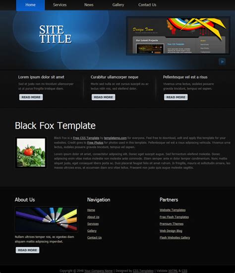 Free CSS Templates Downloads