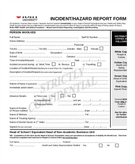 Report Form Examples Samples In Pdf Doc Examples Regarding