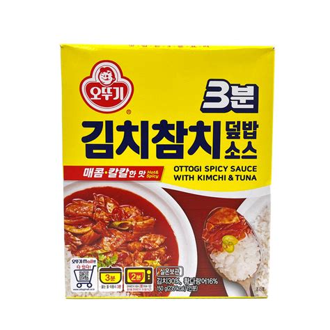 Ottogi 3mins Spicy Sauce W Kimchi And Tuna 오뚜기 3분 김치 참치 덮밥 소스 150