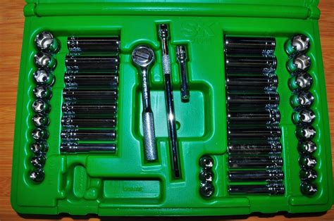 Piece Dr Point Sae Metric Standard Deep Socket Set Sk