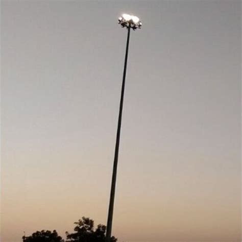 Mild Steel Round Ms Flood Light Pole For Outdoor 10m At Best Price In Vadodara