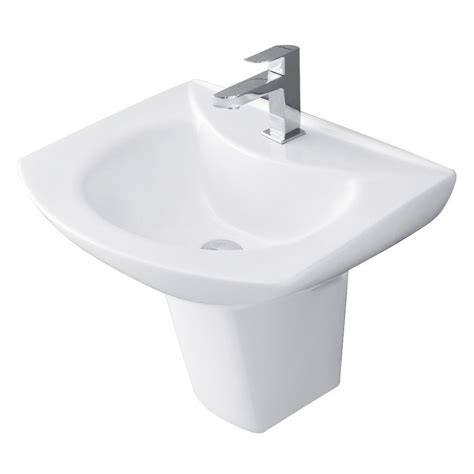 Ceramic Nova Half Pedestal Washbasin At Rs Piece In Ghaziabad Id