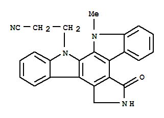 H Indolo A Pyrrolo C Carbazole Propanenitrile