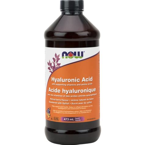 Hyaluronic Acid Liquid - Now Foods Canada