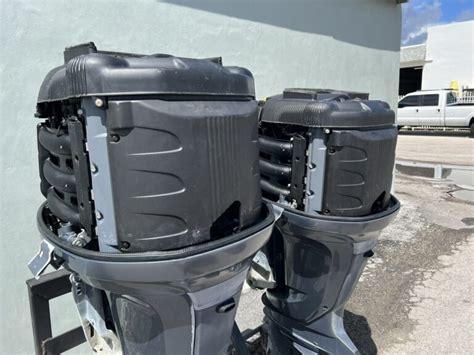 Pair Of Yamaha Hp Outboard Motors With Shafts Outboard