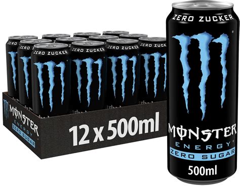 Buy Monster Energy Absolutely Zero Can, Sugar Free Energy Drink, Energy, with Taurine and ...