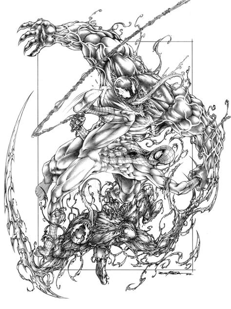 Spiderman vs Venom vs Crnage by viskratos on DeviantArt