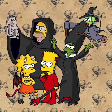 Simpsons Behang Halloween