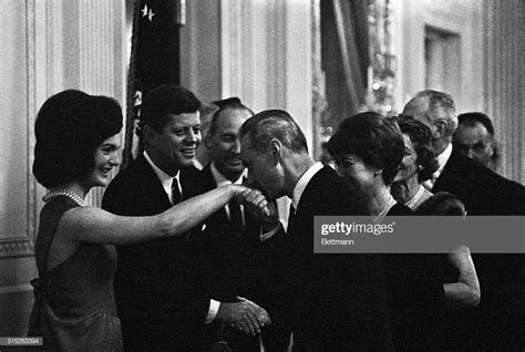 News Photo Mrs Jacqueline Kennedy Has Her Hand Kissed By Jacqueline Kennedy Kennedy