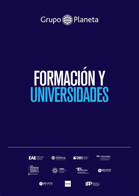 Planeta Formaci N Y Universidades By Sergi Medina Issuu