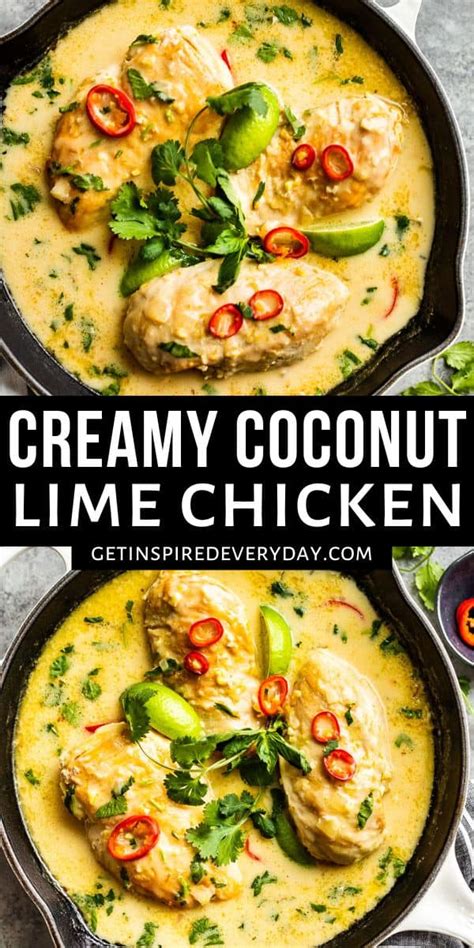 Coconut Lime Chicken Video Get Inspired Everyday