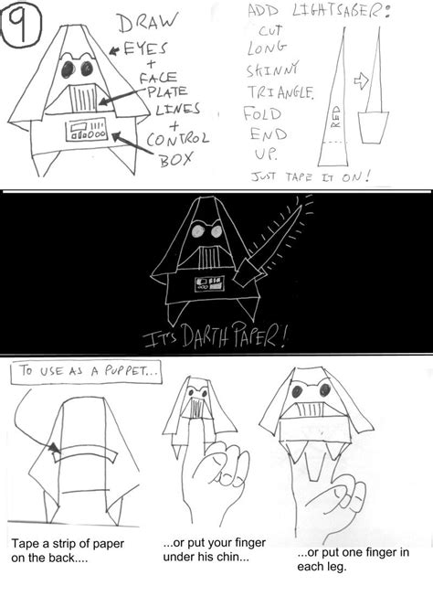 15 New How To Fold Origami Darth Paper Life Of Lyra