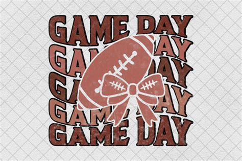 Football Coquette Bow Game Day Fall PNG Graphic By Createaip Creative