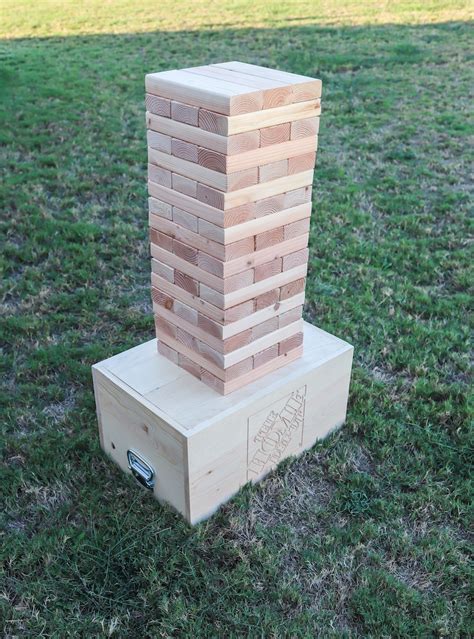 Diy Giant Jenga Yard Game