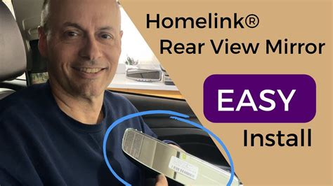 Homelink Rear View Mirror Installation In Your Car EASY Instructions