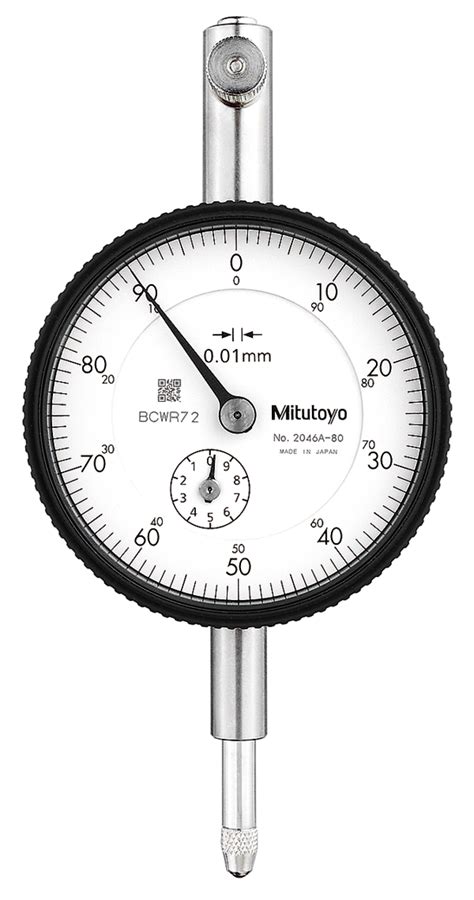 Mitutoyo 2046AB 80 Dial Gauge Flat Back ISO Type Link Gulf LLC