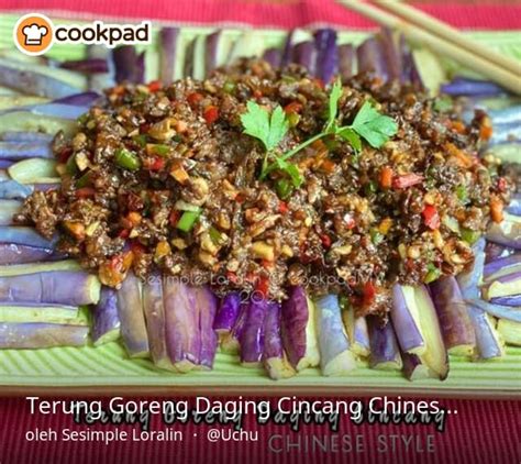 Resipi Terung Goreng Daging Cincang Chinese Style Oleh Sesimple