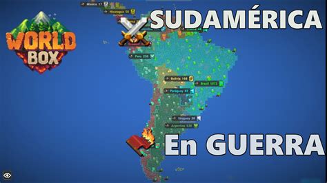 Sudam Rica En Guerra Worldbox Gameplay Youtube