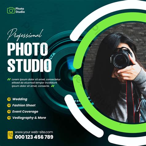 Photography Photo Studio Social Media Post Banner Or Instagram Post