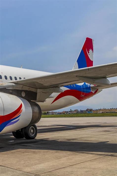 Airplane From Nepal Airlines Tribhuvan International Airport